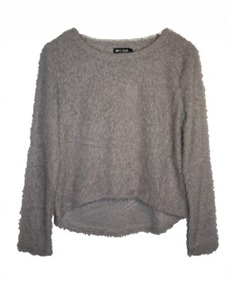 Soft light gray knit from Sophyline & Co. 
